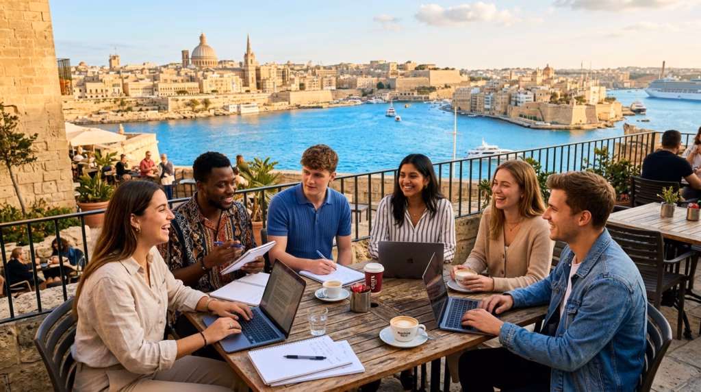 Travailler pendant ses études à Malte : Jobs étudiants, permis Jobsplus et budget (Guide 2026/2027)